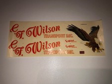 1/25 REVELL DECALQUES POUR MAQUETTE CAMION C.F. WILSON TRANSPORT INC.