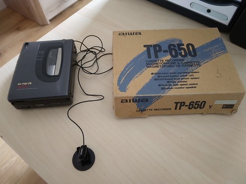 Aiwa 650 stereo cassette - tp-650,