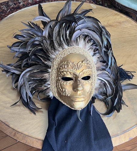 Masque vénitien cuir - vénitien,