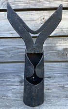 Crochet Grappin Gaffe Fer Forgé XIXeme Art Populaire Bateau Sculpture Moderne