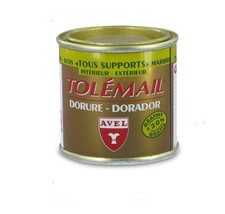 Dorure peinture fort pouvoir couvrant 50ml TOLEMAIL AVEL