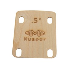 3 Pcs Electric Guitar Neck Shims Maple Plate 0.25 0.5 1 Degree Replacement Parts