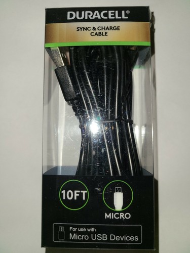 Duracell micro sync and - sync, charge