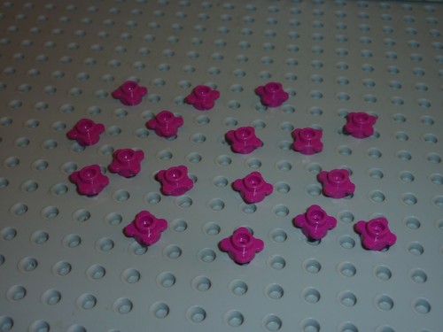 Fleur lego magenta flower - fleur,