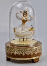 BOITE A MUSIQUE REUGE SOUS GLOBE AUTOMATE  / GAVOTTE J.S BACH