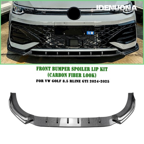 Carbon look front spoiler - front, lip