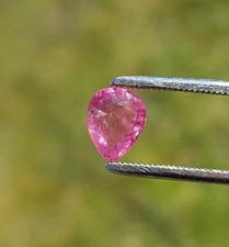 Rubellite facettée (tourmaline rose) Brésil 1,15ct mineral faceted brazil pink