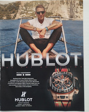 HUBLOT watches Print Ad  !!  ITALIA INDEPENDENT  SAILING BOAT
