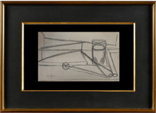 André DUFFOUR (1926-2016) SUPERBE NATURE MORTE CUBISTE VERS 1950 (383)