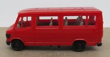 MICRO HERPA HO 1/87 MINIBUS VAN MERCEDES-BENZ MB 207 D ROUGE  no box #4070