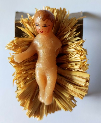 Santon enfant jesus - en, cire