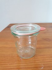 Petite bocal Weck avec son caoutchouc 7x8 cm