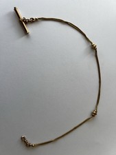 Chaîne de montre gousset en OR 9,6 Grammes