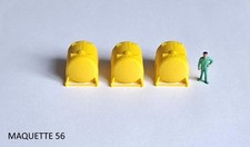 ho lot 3 citernes jaunes 1/87
