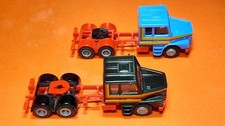 HO - PRALINÉ 1800 -  DEUX TRACTEURS ROUTIER SCANIA TYPE H 240 NOIR et BLEU en BÉ