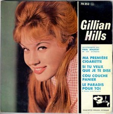 GILLIAN HILLS Ma Première Cigarette 1960 60s Yéyé Girl Latin EP Barclay 45T