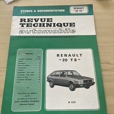 Revue Technique  RENAULT 20 TS