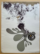 MORETTI Raymond - Lithographie originale "La rue Saint Denis 23" 65x50cm - 1974