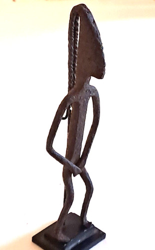 Ancienne statuette féminine - statuette,
