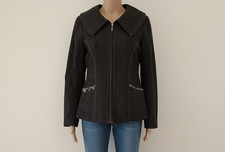 Veste noire léopard Armand