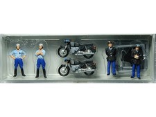 PREISER PREISER 10191 - Gendarmes français contrôle routier - HO 1/87