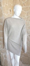 Pull long beige neuf taille
