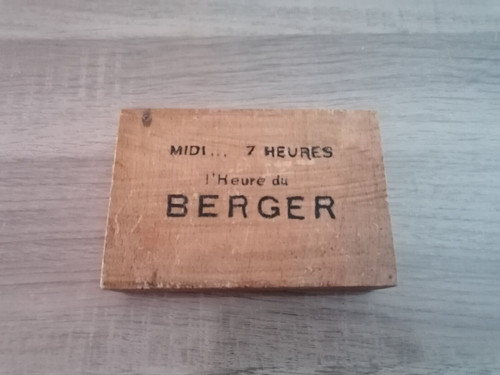 Boite berger publicitaire - boite,