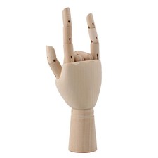 Main de mannequin en bois avec