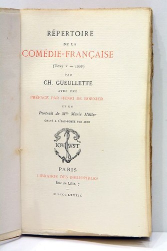 Répertoire comédie - de, la