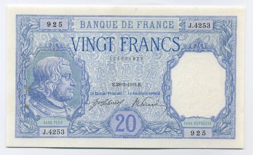 Tres rare billet 20 - tres, de