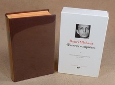 LA PLEIADE :  HENRI MICHAUX - OEUVRES COMPLETES 1  / 1998