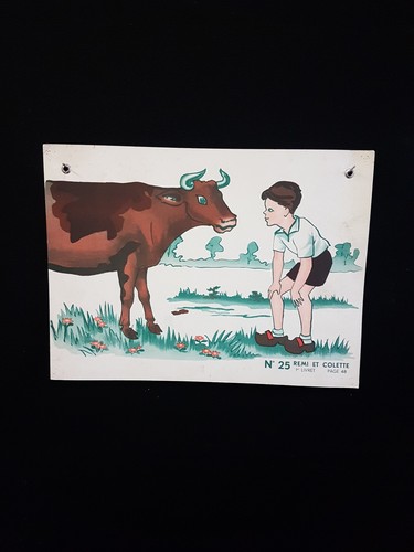 Affiche scolaire double face