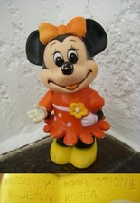H17cm vintage ancienne tirelire minnie korea waltdisney protections piggy bank