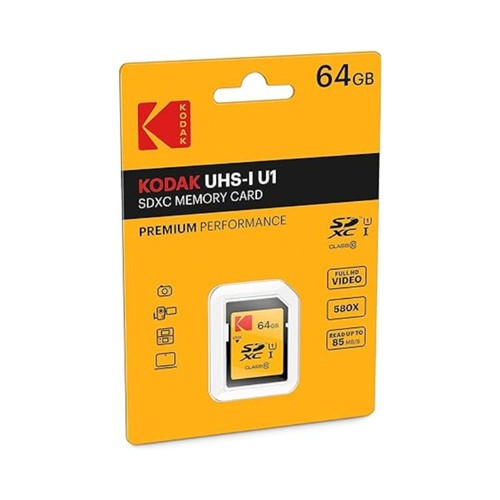 Kodak carte mémoire sdxc - mémoire, 64gb