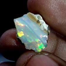 07.40 Cts Ethiopian Opal Welo Rough CRYSTAL AAA+ FIRE Cut Grade Gems USA DEALER