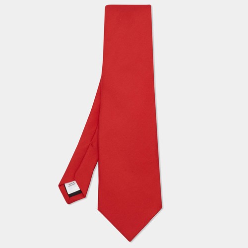 Cravate classique burberry red - cravate,