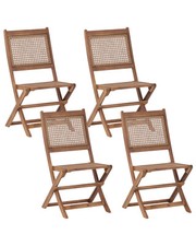 Lot de 4 Chaises de Jardin en