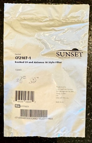 Sunset cf2107 cpap filters - cpap,