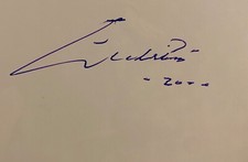 Autographe original de