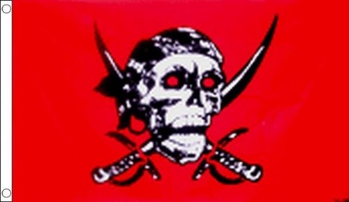 Drapeau pirate tête mort - drapeau, de