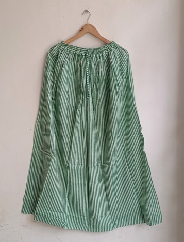 Jupe vintage coton - coton, fait