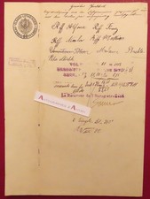 ● 1920 Elsass Lothringen Alsace Lorraine 40 pfenning - Riff - Document allemand