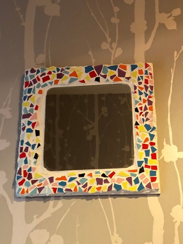 Miroir carré bois - carré,