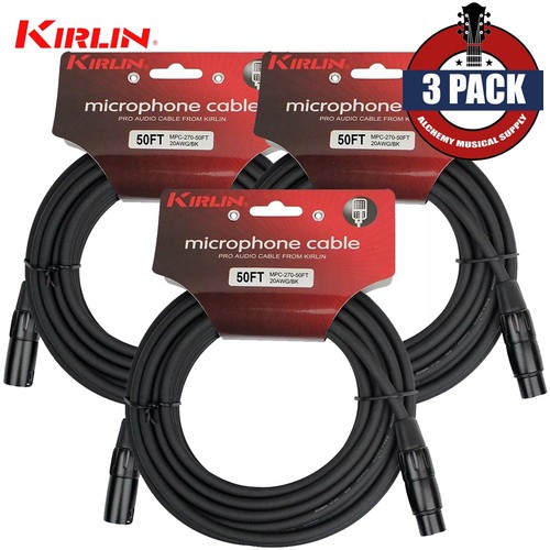Pack kirlin 50ft xlr - 50ft, male