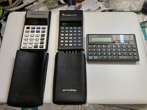 Lot calculatrices vintage - 4,