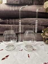 2 Pipes  à Cognac en verre