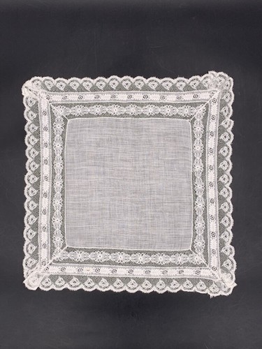 Ancien mouchoir linon - ancien,