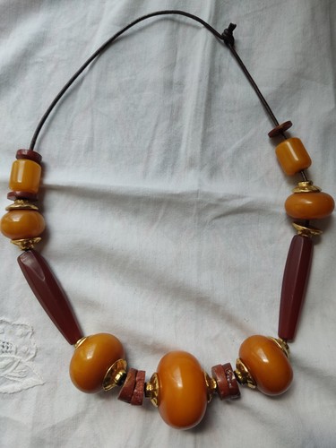 Collier ambre africain - ambre,