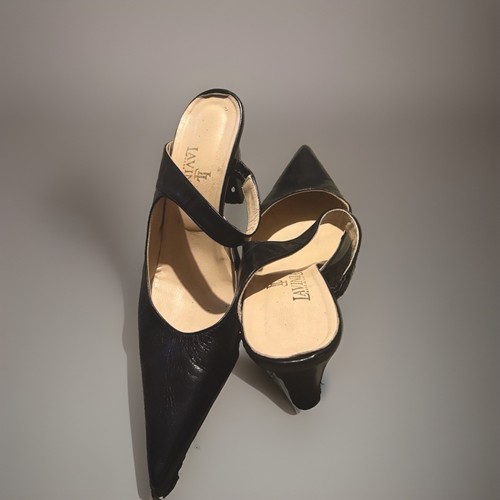Lavinia mules talons cuir - , noir