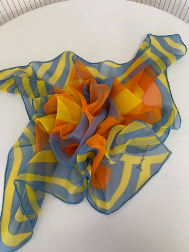Foulard carré mousseline - foulard,